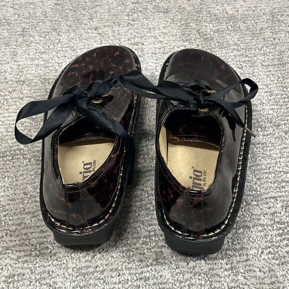 Algeria Abbi Platform Lace Up Comfort Shoes Womens 39 9 Tortoise Shell ABB-407 - Picture 6 of 9